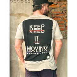 CAMISETA MANGA CURTA ESTONE ESTAMPA KEEP IT MOVING... - BIOTWO