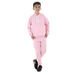 Moletom Canguru Infantil Menino Rosa Claro