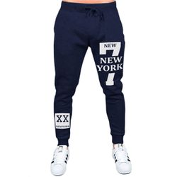 Calça De Moletom Black Beast 7 New York Azul Marinho