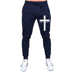 Calça De Moletom Black Beast Believe Azul Marinho