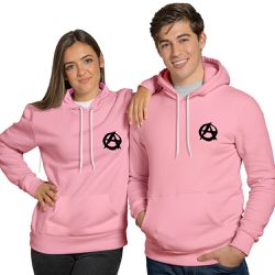 Blusa De Frio Black Beast Moletom Anarchy Joggers Rosa Claro