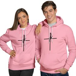 Blusa De Frio Black Beast Moletom Fé Rosa Claro