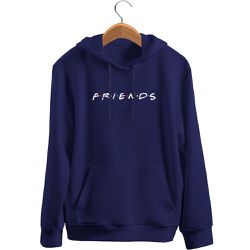 Blusa De Frio Black Beast Moletom Friends Azul Marinho