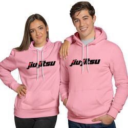 Blusa De Frio Black Beast Moletom Jiu Jitsu Rosa Claro