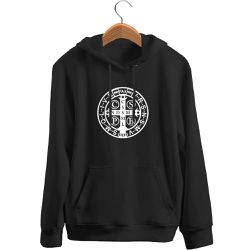 Blusa De Frio Black Beast Moletom Medalha São Bento Preto