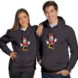 Blusa De Frio Black Beast Moletom Minnie Chumbo