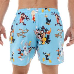 Shorts Masculino Praia Looney Tunes Black Beast