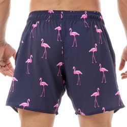 Shorts Masculino Praia Flamingo Black Beast