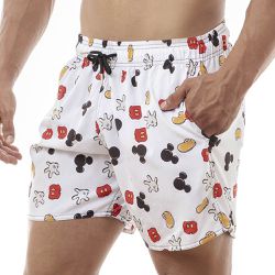 Shorts Masculino Praia Desenho Animado Black Beast
