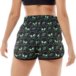 Shorts Feminino Alien Et Black Beast