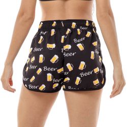 Shorts Feminino Praia Beer Black Beast