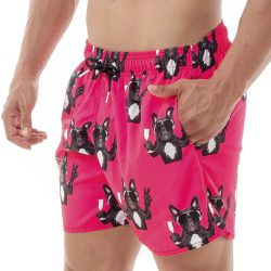 Shorts Mascuino Praia Buldog Black Beast