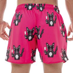 Shorts Mascuino Praia Buldog Black Beast