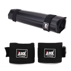 Kit Protetor De Barra E Tornozeleira Polia Baixa ... - BLOCK FITNESS