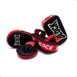 Kit Aparador De Chute E Manopla De Foco - Vermelho... - BLOCK FITNESS