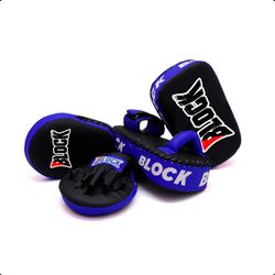 Kit Aparador De Chute E Manopla De Foco - Azul - K... - BLOCK FITNESS