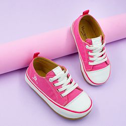 Tênis Infantil Rainbow Lona - Pink
