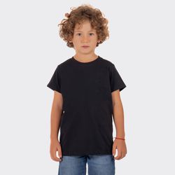 Camiseta Infantil Unissex BL - Preta