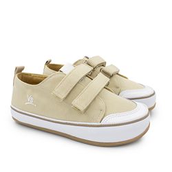 Tênis Infantil Rainbow Velcro Lona - Areia