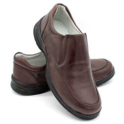 Sapato Confort Plus Bmbrasil De Couro Palmilha Em ... - BMBRASIL CALÇADOS