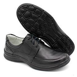 Sapato Confort Plus Bmbrasil De Couro Palmilha Em ... - BMBRASIL CALÇADOS