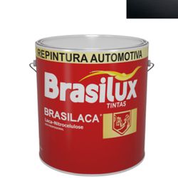 Laca Nitro Preto Fosco 3,6l Brasilux - Bond Tintas