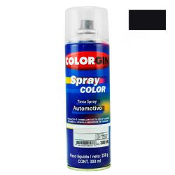 Tinta Spray Preto Rapido 300ml - Bond Tintas