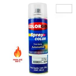 Tinta Spray Branco Alta Temperatura 300ml - SW - Bond Tintas