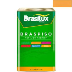 Tinta Para Piso Amarelo Ouro Acetinado 18l Brasilu - Bond Tintas