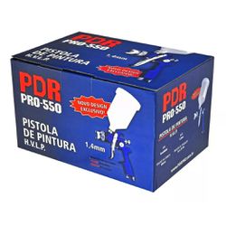 Pistola de Pintura Gravidade Pro-550 Bico 1.7 600m... - Bond Tintas