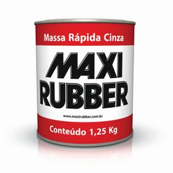 Massa Rapida Cinza Maxi Rubber 1,25kg - Bond Tintas