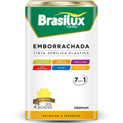 Tinta Emborrachada Branco Neve 18L - Brasilux - Bond Tintas