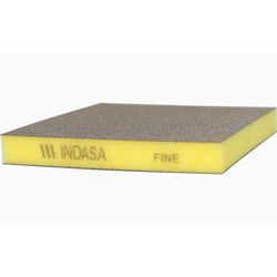 Esponja Auto Dupla Face Amarelo Fina - Indasa - Bond Tintas