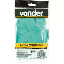 Luva Nitrilica C/ Forro G Vonder - Bond Tintas