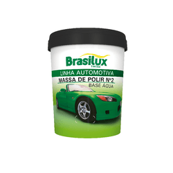 Massa de Polir N02 500g Brasilux - Bond Tintas