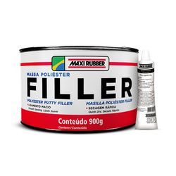 Massa Poliester Filler Maxi Rubber 900g - Bond Tintas