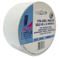 Fita Adesiva Marc Solo 48X14M Branca - Lotus - Bond Tintas