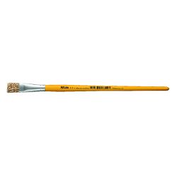 Pincel Achatado Cerda Branca Artistico 0 - ATLAS - Bond Tintas