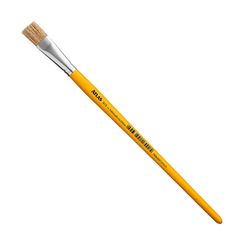 Pincel Achatado Cerda Branca Artistico 10 - ATLAS - Bond Tintas