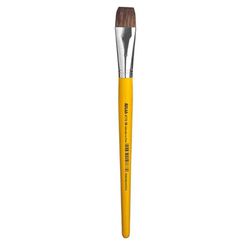 Pincel Achatado Cerda Branca Artistico 12 - ATLAS - Bond Tintas