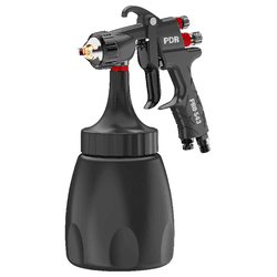 Pistola de Pintura Alta Produção Sucção Copo PReto... - Bond Tintas