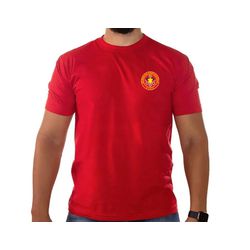 Camiseta Armata em Algodão - Vermelha Bombeiro Civ... - BOOTS BRASIL