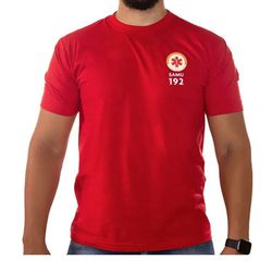 Camiseta Armata em Algodão - Vermelha Samu - ju-Ca... - BOOTS BRASIL
