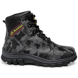Bota Coturno Bootsland Masculina Em Couro Tamanho ... - LOJA BOOTSLAND