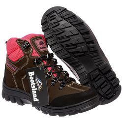 Bota Coturno Adventure Bootsland Feminina em Couro... - LOJA BOOTSLAND