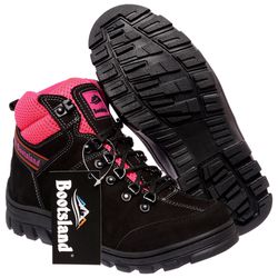 Bota Coturno Adventure Bootsland Feminina em Couro... - LOJA BOOTSLAND
