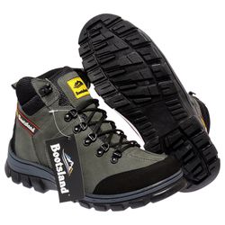 Bota Coturno Adventure Bootsland Masculina em Cour... - LOJA BOOTSLAND