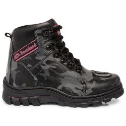 Bota Motociclista Bootsland Feminina Em Couro Moto... - LOJA BOOTSLAND