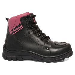 Bota Motociclista Bootsland Feminina Em Couro Moto... - LOJA BOOTSLAND