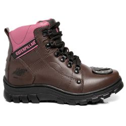 Bota Motociclista Bootsland Feminina Em Couro Moto... - LOJA BOOTSLAND